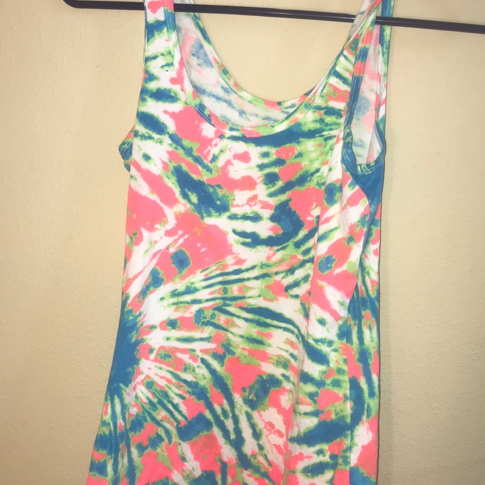 Tie die tank top